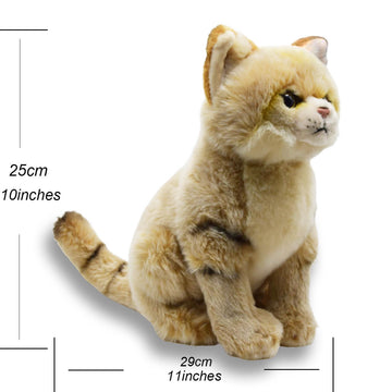 Realistic Sand Cat Stuffed Animal Plush Toy